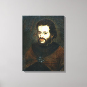 Portrait of Tsar Ivan the V Alexeyevich Canvas Print