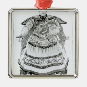 Portrait of Tsien-Loeng Metal Tree Decoration