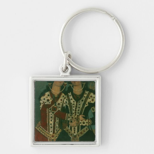 Portrait of Twins Key Ring (Front)