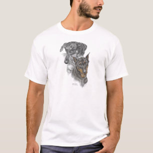 Portrait of Two Dobermans T-Shirt