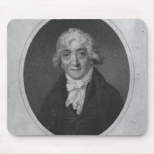 Portrait of Venanzio Rauzzini Mouse Mat (Front)