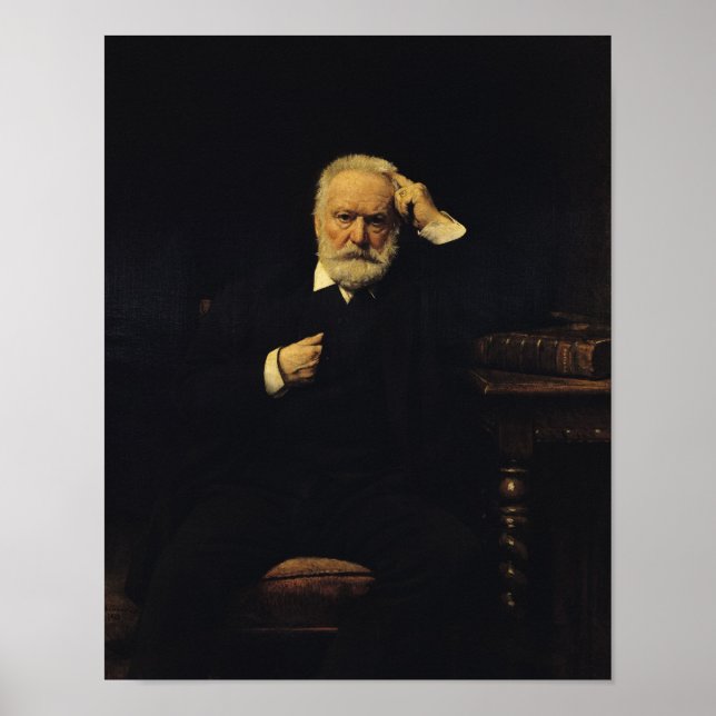 Portrait of Victor Hugo  1879 Poster (Front)