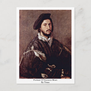 Portrait Of Vincenzo Mosti By Titian Postcard