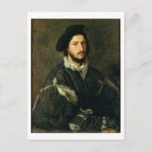 Portrait of Vincenzo Mosti (oil on canvas) Postcard