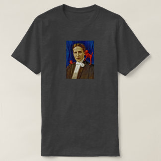 Portrait of Vintage Gentleman with Devils T-Shirt