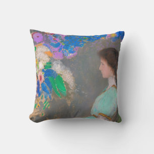 Portrait of Violette Heymann, Redon Cushion