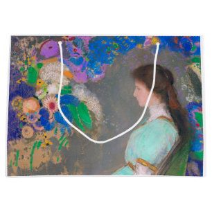 Portrait of Violette Heymann, Redon Large Gift Bag