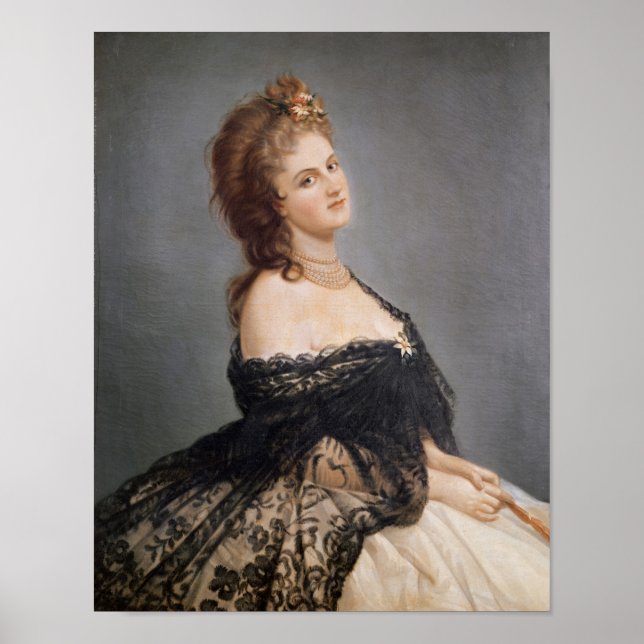 Portrait of Virginia Oldoini Poster (Front)