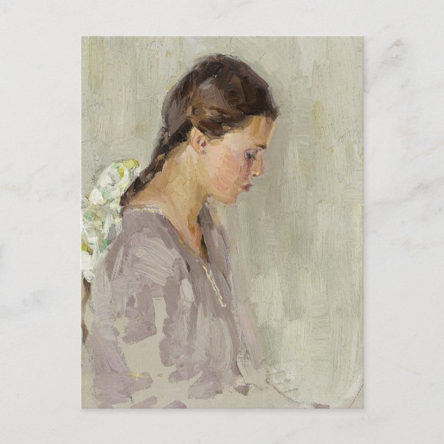 Portrait of Vivian | William Herbert Dunton Postcard (Front)