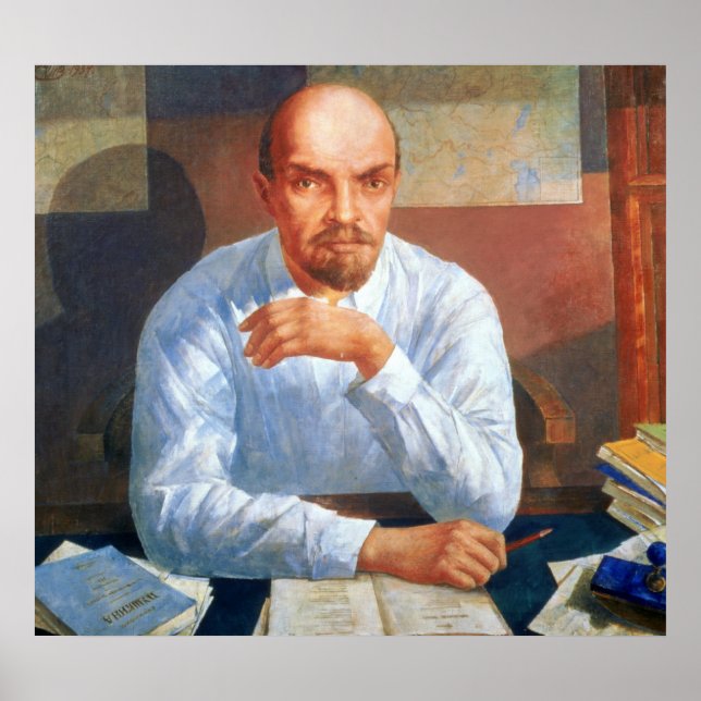 Portrait of Vladimir Ilyich Lenin , 1934 Poster (Front)
