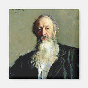 Portrait of Vladimir Stasov , 1883 Magnet