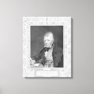 Portrait of Walter Scott Canvas Print