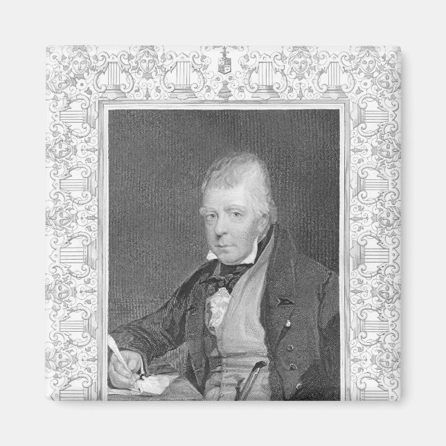 Portrait of Walter Scott Magnet (Front)