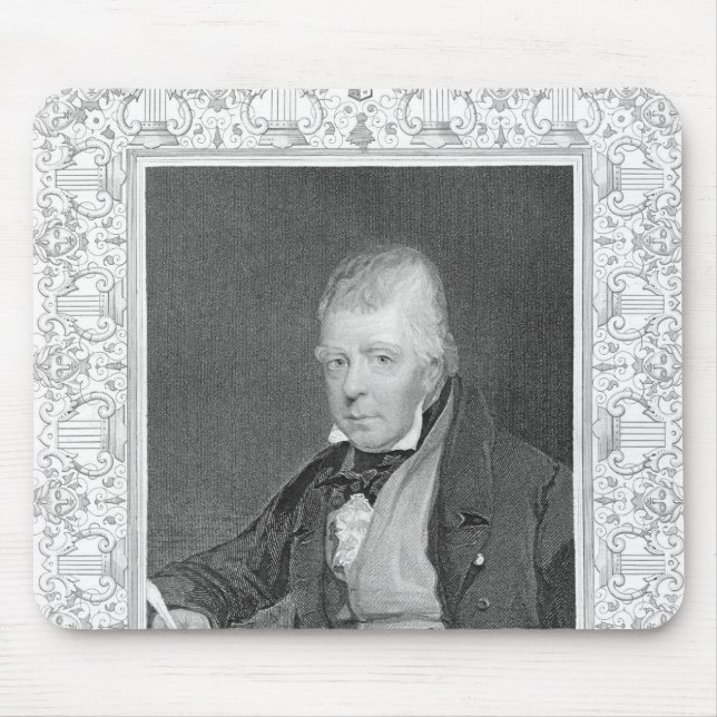 Portrait of Walter Scott Mouse Mat (Front)