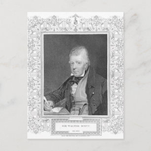 Portrait of Walter Scott Postcard