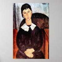 Portrait of White Collar, Modigliani