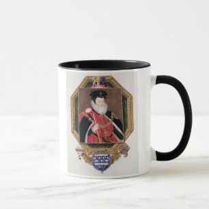 Portrait of William Cecil (1520-98) 1st Baron Burg Mug