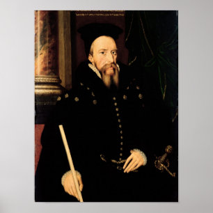 Portrait of William Cecil Poster