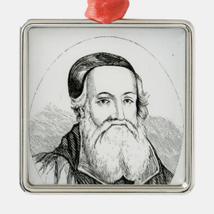 Portrait of William Grindal Metal Tree Decoration