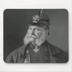 Portrait of William I King of Prussia Mouse Mat