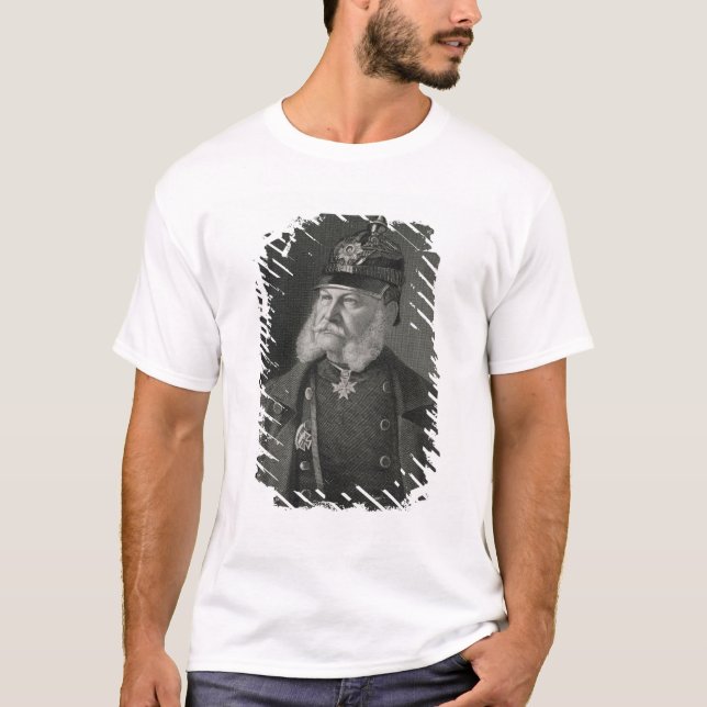 Portrait of William I  King of Prussia T-Shirt (Front)