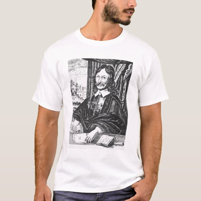 Portrait of William Lilly (1602-81), from his 'Chr T-Shirt (Front)