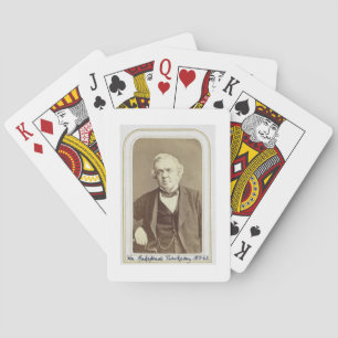 Portrait of William Makepeace Thackeray (1811-63) Playing Cards