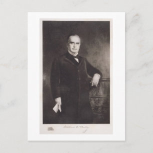 Portrait of William McKinley (litho) Postcard
