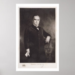 Portrait of William McKinley (litho) Poster