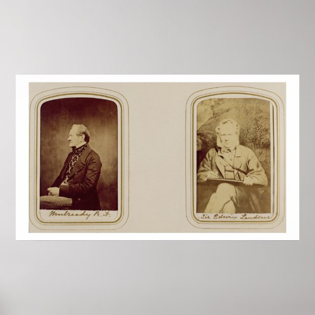 Portrait of William Mulready (1786-1863) by Cundal Poster (Front)