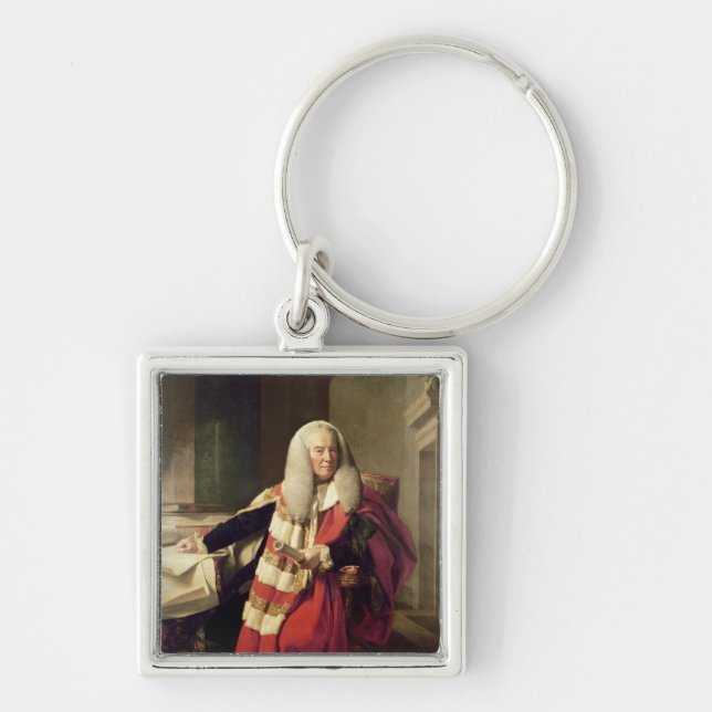 Portrait of William Murray Key Ring (Front)