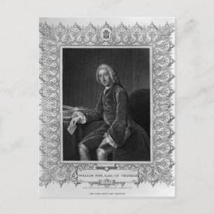 Portrait of William Pitt, 1st Earl of Chatham Postcard