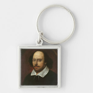 Portrait of William Shakespeare  c.1610 Key Ring