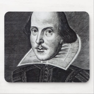 Portrait of William Shakespeare Mouse Mat