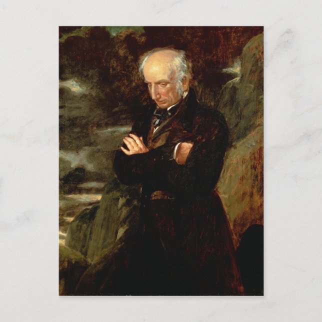 Portrait of William Wordsworth  1842 Postcard (Front)
