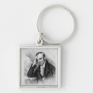 Portrait of William Wordsworth Key Ring