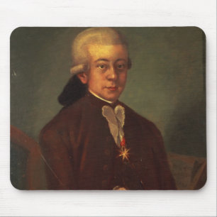 Portrait of Wolfgang Amadeus Mozart 2 Mouse Mat