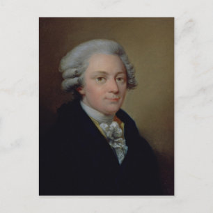 Portrait of Wolfgang Amadeus Mozart Postcard