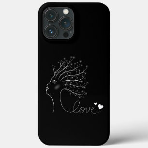 Portrait of woman iPhone 13 pro max case