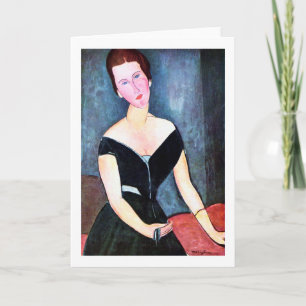 Portrait of Woman, Modigliani Card