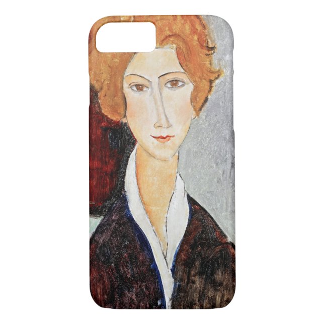 Portrait of Woman, Modigliani Case-Mate iPhone Case (Back)