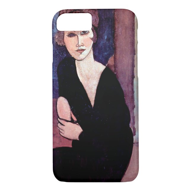 Portrait of Woman, Modigliani Case-Mate iPhone Case (Back)