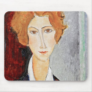 Portrait of Woman, Modigliani Mouse Mat