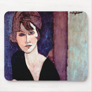 Portrait of Woman, Modigliani Mouse Mat