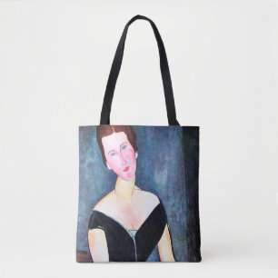 Portrait of Woman, Modigliani Tote Bag