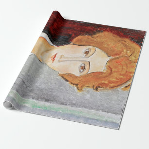 Portrait of Woman, Modigliani Wrapping Paper