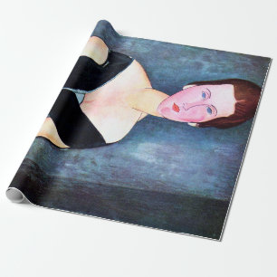 Portrait of Woman, Modigliani Wrapping Paper