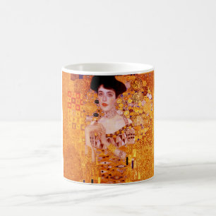 Portrait of Woman painting by Gustav Klimt Coffee Mug