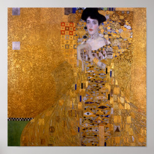 Portrait of Woman painting by Gustav Klimt Poster