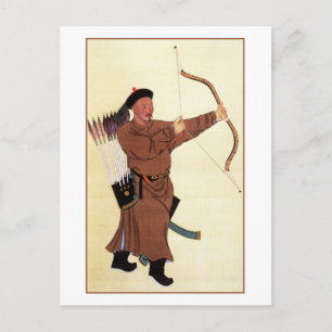 Portrait of Wu Fu Postcard